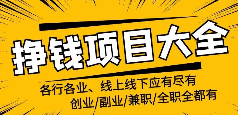 【副业3297期】适合新手的副业：普通人年入百万的39个副业项目（视频教程）